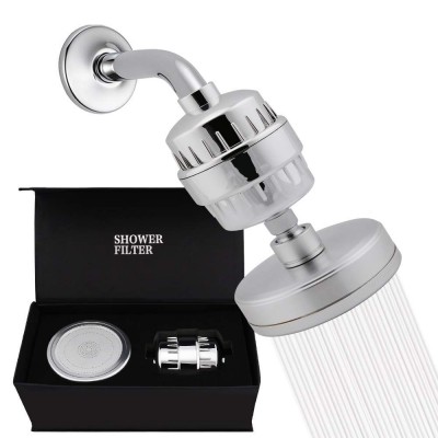 Super 15 stage Chlorine color Best aroma showerhead purifying filter with gift box package OEM